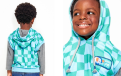 Casaco Infantil Menino Estampa Basket Animal – Tam. 6 a 10 anos – Verde, Azul e Chumbo na internet