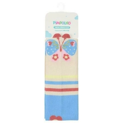 Meia 3/4 Infantil Divertida Borboleta Tam. 26 ao 30 Feminina- Pimpolho - comprar online
