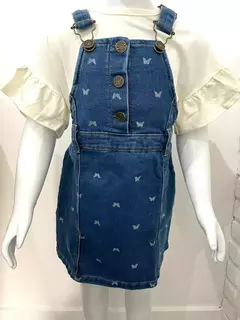 Conjunto Mundi Salopete Jeans