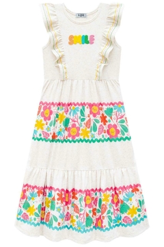 VESTIDO SMILE KUKIÊ MIDI EM COTTON LINHO - REF. 73753 na internet