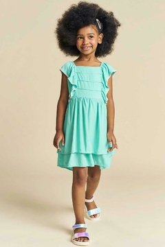 Vestido Kukiê em viscose Nice - Ref 76084