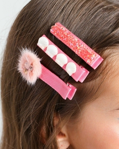 Trio hair clip conchas Ref. 003