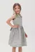 Vestido Sarah Mini Listras Verde
