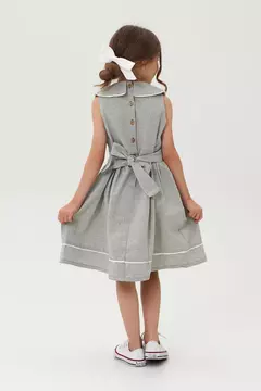 Vestido Sarah Mini Listras Verde - comprar online