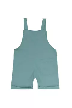 Jardineira Felipe Verde Sálvia - Casulo Moda Infantil