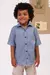 Camisa Bernardo MC Azul Leve - comprar online