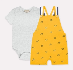 Conjunto Bebê Masculino Body + Jardineira Milon - comprar online
