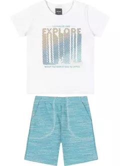 Conjunto Infantil Menino Explore Mundi Ref.41778 - comprar online