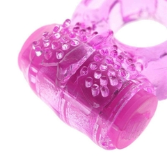 ANEL PENIANO COM VIBRO – ROSA - comprar online