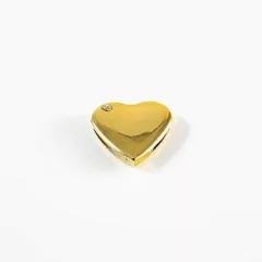 ENFEITE CORAÇÃO DOURADO - Varejo