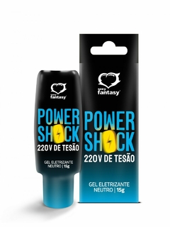 GEL POWER SHOCK 220V DE TESÃO ELETRIZANTE 15G SEXY FANTASY