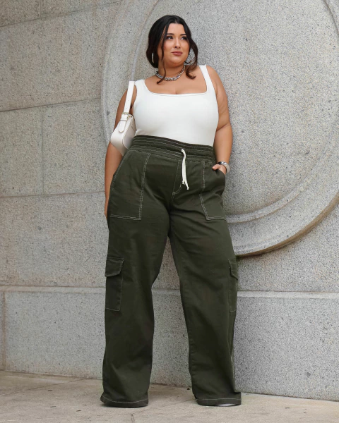 Calça Cargo Moletinho