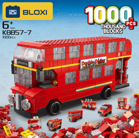Transporte Urbano - 1000 peças - 6 em 1