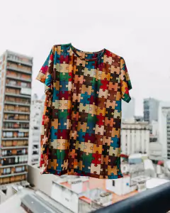 Camiseta Quebra-cabeça