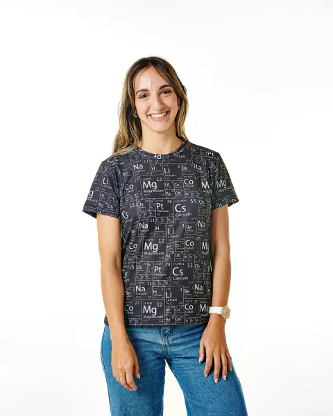 Camiseta Tabela periódica F