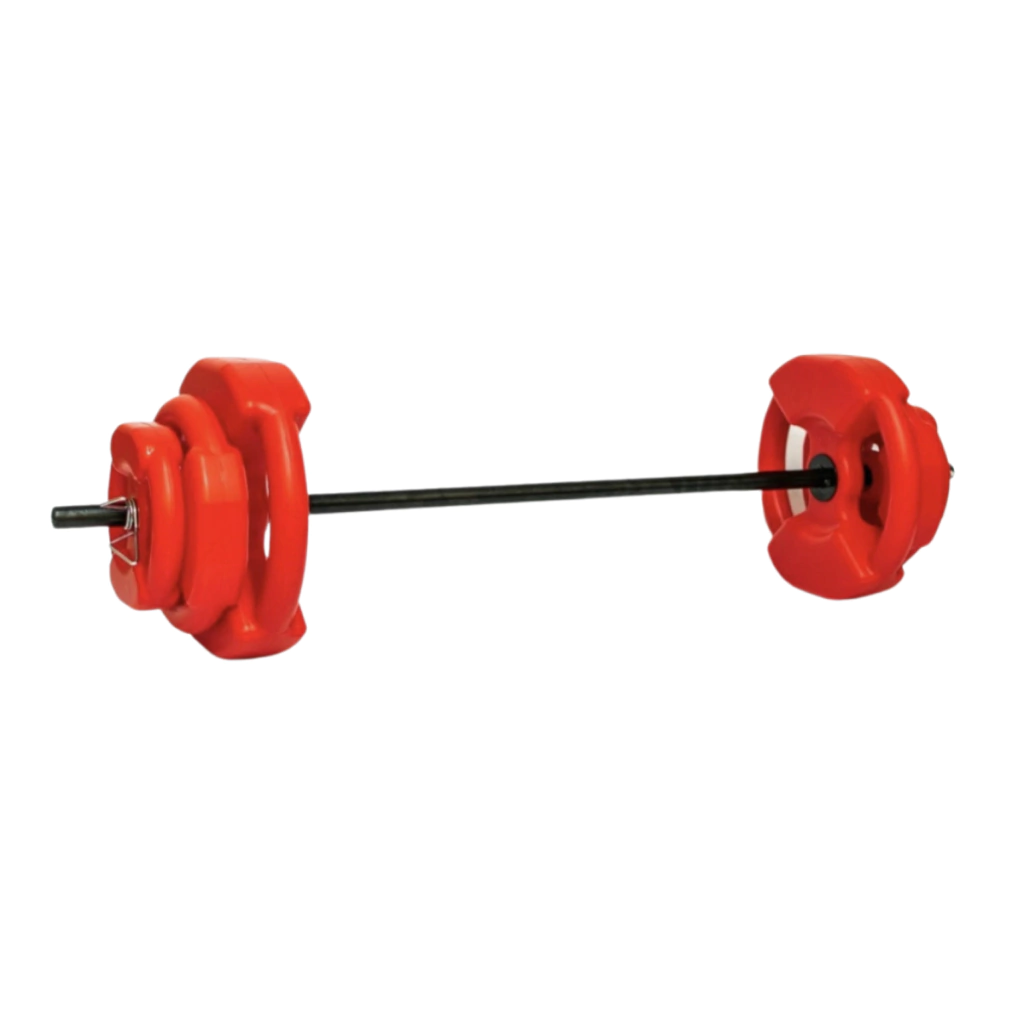 Kit Body Pump. Barra De 1.20mts + 17 Kg En Discos De Pvc