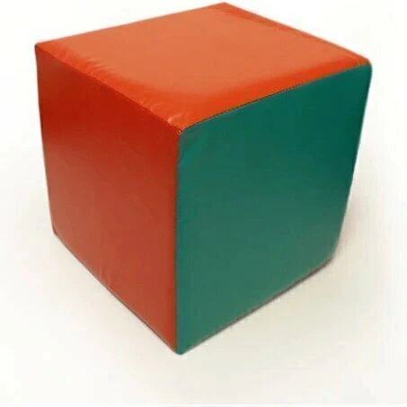 Cubo de gomaespuma con funda