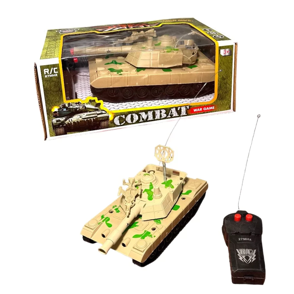 Tanque De Guerra A Radio Control Remoto Rc Con Luz