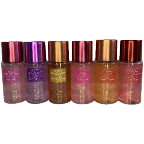 body splash com brilho inpiração victoria secrets- 88ml - comprar online