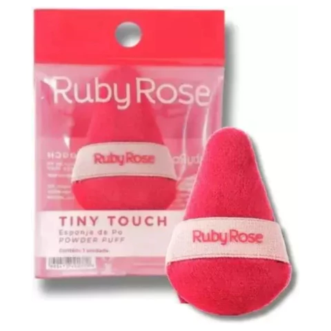 esponja de pó tiny touch - ruby rose - comprar online