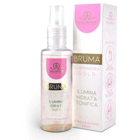 bruma iluminadora gold phallebeauty - comprar online