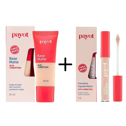 combo payot - corretivo e base