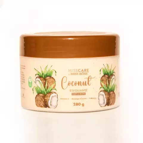 esfoliante corpo e rosto miss care coconut - comprar online