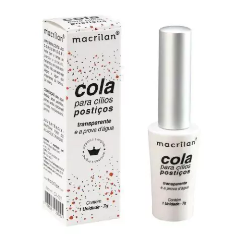cola para cílios postiços macrilan