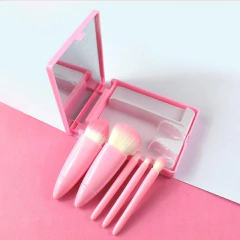 Kit c/5 Pincéis com Espelho - Mix Acessórios