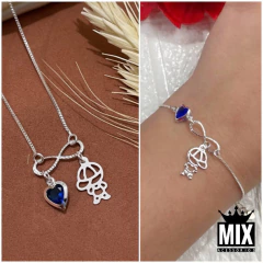 Colar Feminino Filhos Folheado à Prata - loja online