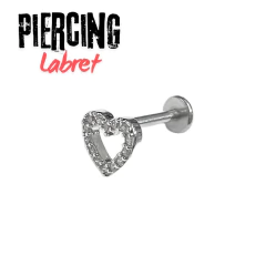 Piercing Labret Aço Cirúrgico Jóia Banhada - loja online