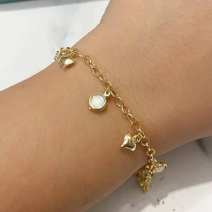 Mix de Pulseiras Folheadas à Ouro – Escolha 1 Modelo ou o Kit com 4 Pulseiras - loja online