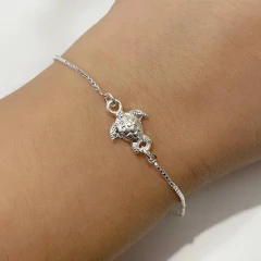 Mix de Pulseiras Folheadas à Prata Tartaruga Sereia Mar – Escolha 1 Modelo ou o Kit com 4 Pulseiras na internet