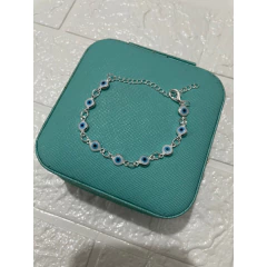 Pulseira Olho Grego Folheada à Prata na internet