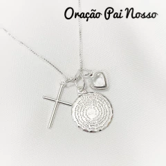 Colar Feminino Frases Folheado à Prata - comprar online