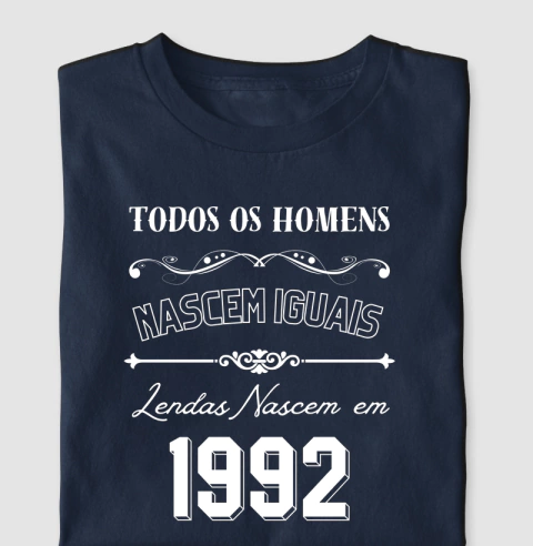 Todos os homens nascem iguais, lendas nascem em 1992