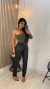 Cropped Poliamida de uma Manga Feminino - Morena Íris | Loja Online