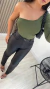 Imagem do Cropped Poliamida de uma Manga Feminino