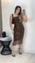 Vestido Tule Mídi Animal Print Feminino - Morena Íris | Loja Online