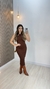 Vestido Mídi Canelado Manu Feminino - comprar online