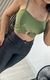 Imagem do Cropped Alcinha Acetinado Feminino