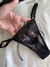 CONJUNTO DE LINGERIE EM TULE FLORES BORDADO - comprar online
