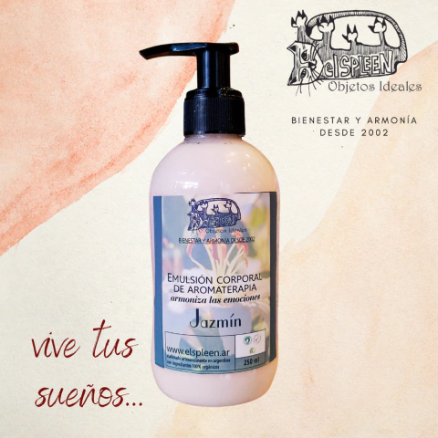 emulsión corporal de aromaterapia JAZMÍN 250ML - comprar online