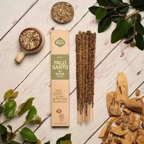 sahumerios Sagrada Madre PALO SANTO Y RUDA