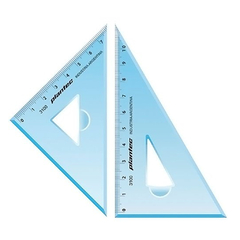 Escuadra Profesional Plantec 25 cm /45°