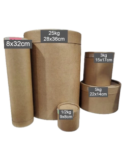 Caja Redonda 25 kg 28 x 36 - comprar online