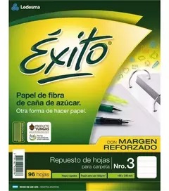 Repuesto Éxito c/margen reforzado x96 h N3