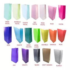 Bolsa cotillon 12,5x7x24,5 cm x 10 unidades - comprar online