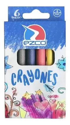 Crayones Ezco x 6 unidades