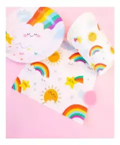 Servilleta de Papel Nube y Arcoiris x 12 unidades - comprar online